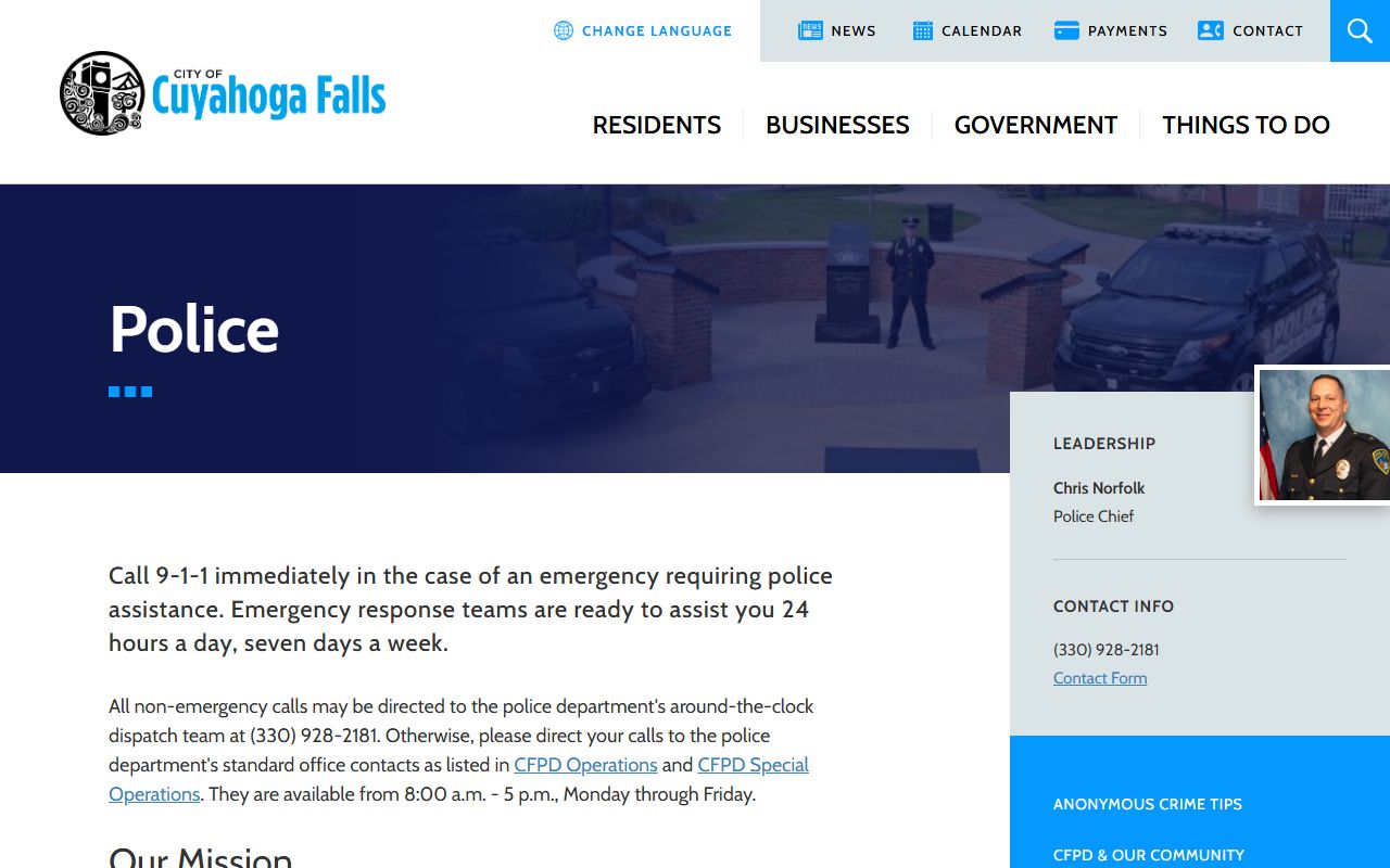 Cuyahoga Falls busted mugshots police department website