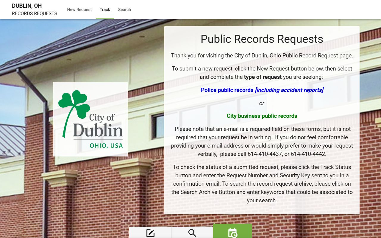 Dublin busted mugshots JustFOIA records request portal