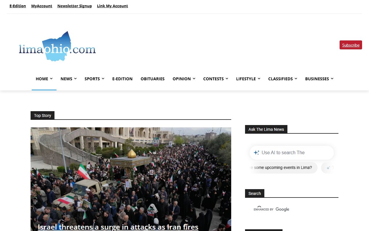 Lima busted mugshots city of Lima website