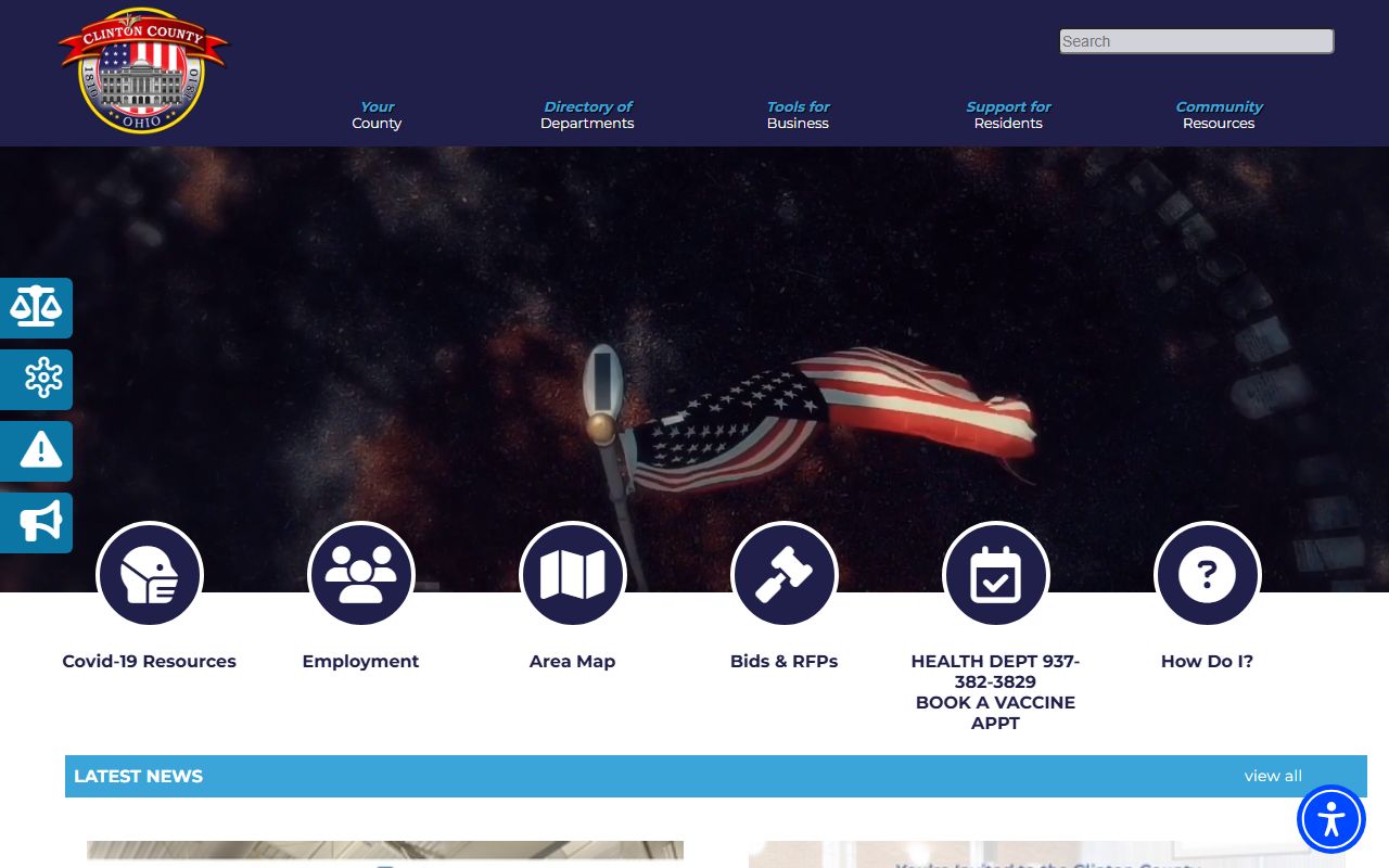 Clinton County busted mugshots county website