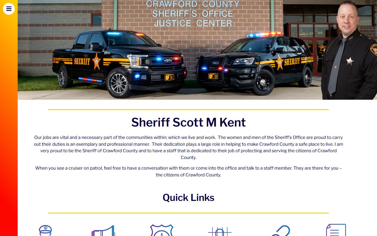 Crawford County busted mugshots sheriff's website
