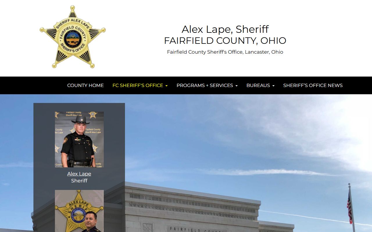 Fairfield County busted mugshots sheriff website