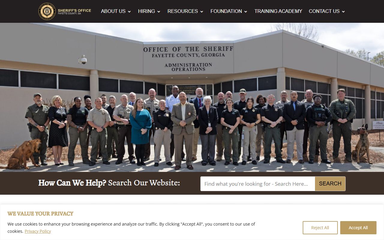 Fayette County busted mugshots sheriff website