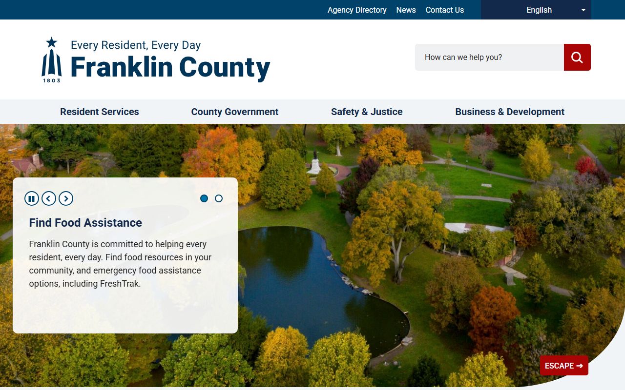 Franklin County busted mugshots county government website