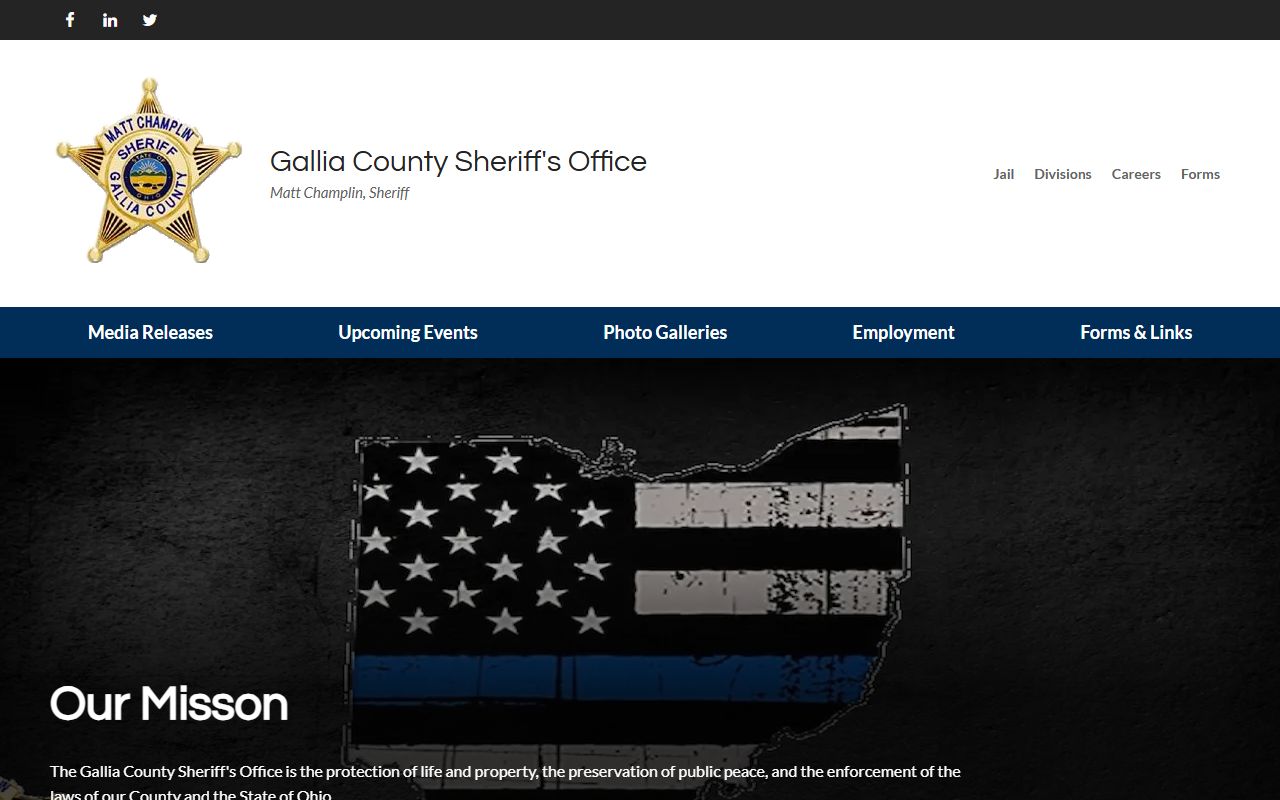 Gallia County busted mugshots sheriff website