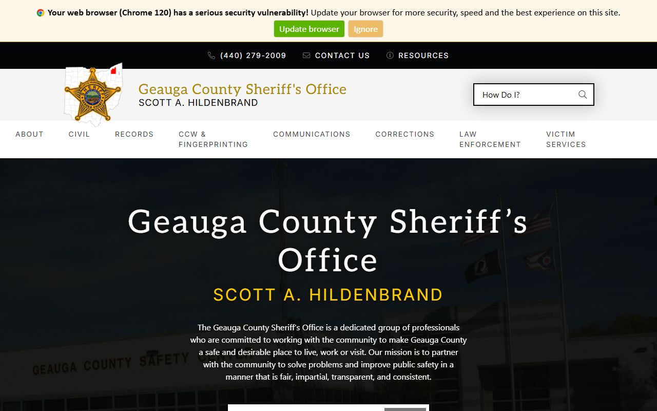 Geauga County busted mugshots sheriff website