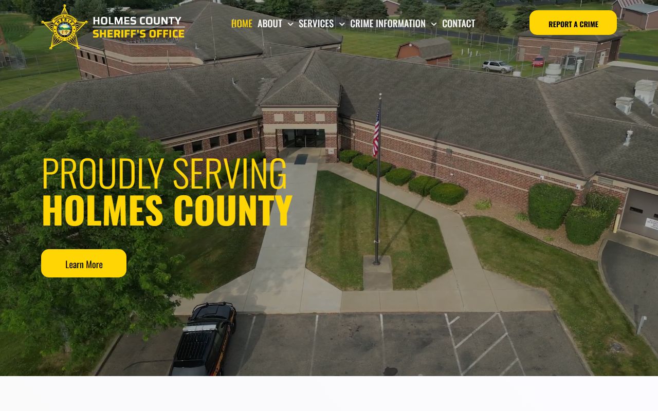 Holmes County busted mugshots sheriff website