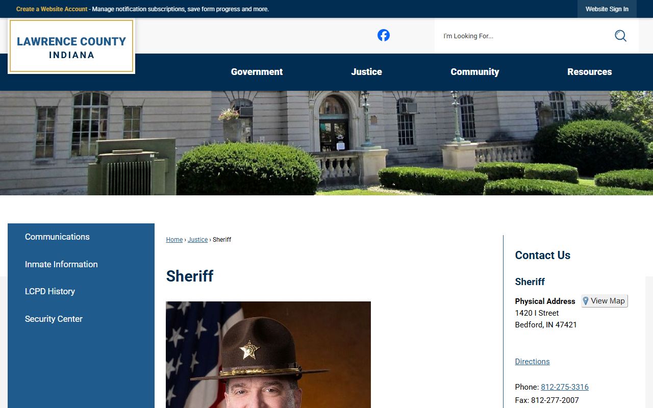 Lawrence County busted mugshots sheriff website