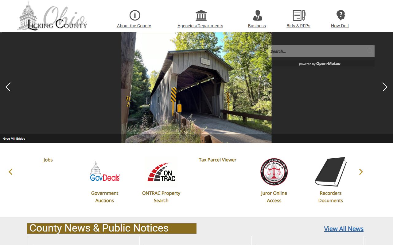 Licking County busted mugshots county website