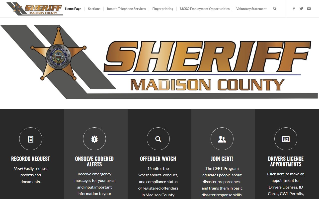 Madison County busted mugshots sheriff website