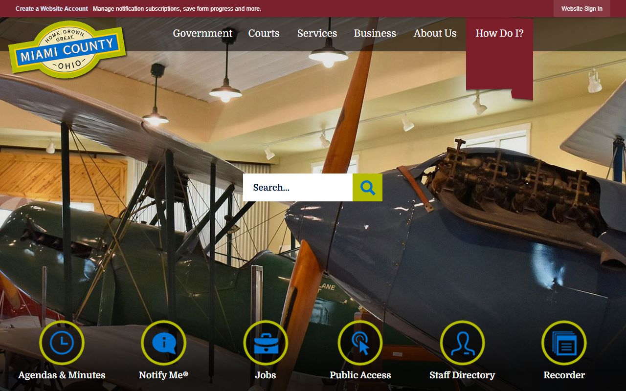 Miami County busted mugshots county website