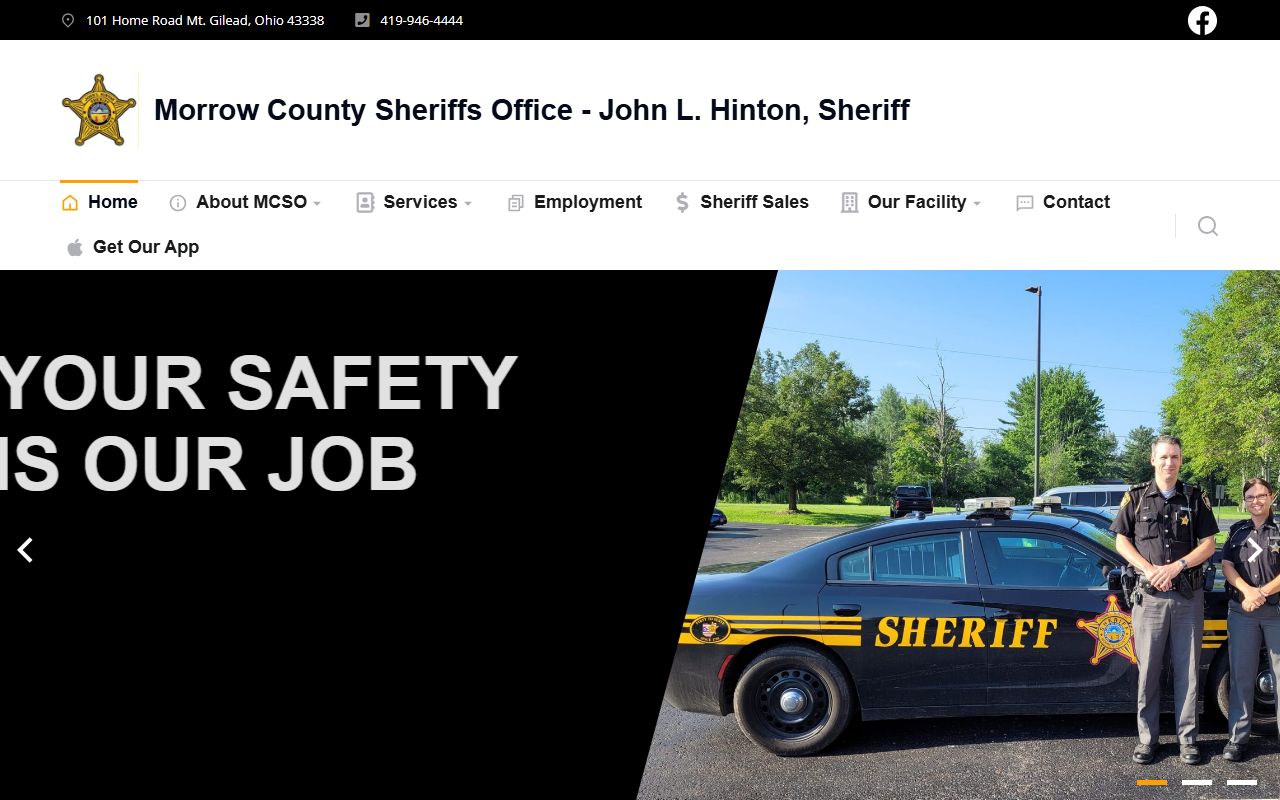 Morrow County busted mugshots sheriff website