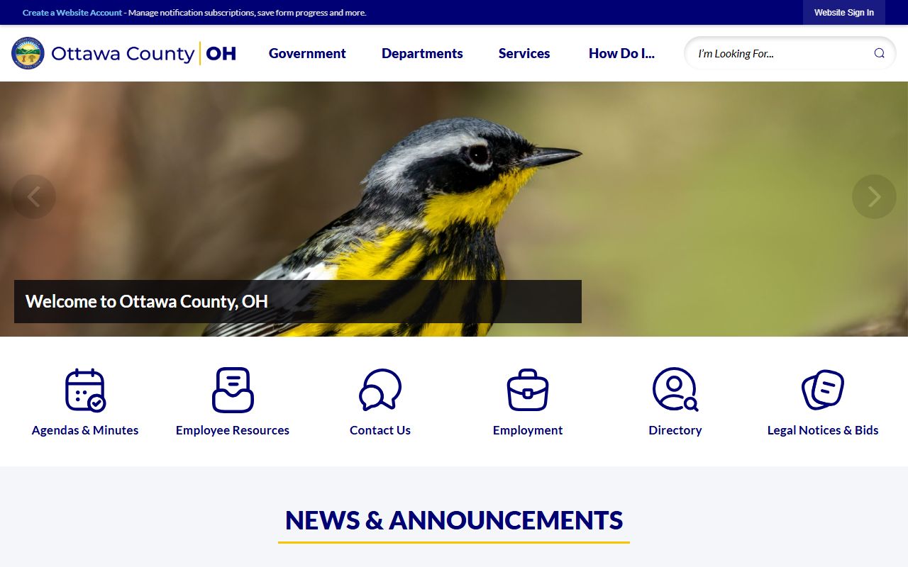 Ottawa County busted mugshots county government website