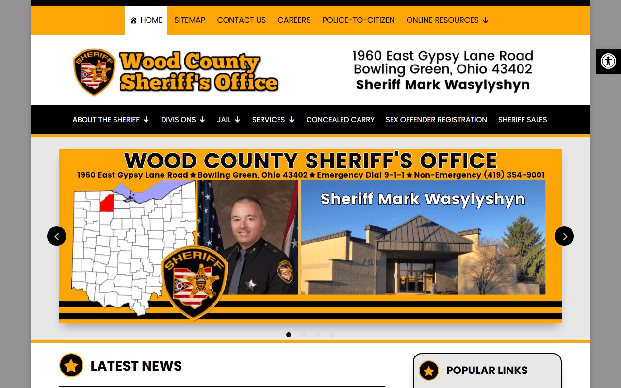 Wood County busted mugshots sheriff's office website